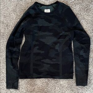 Athleta Girl Black Long Sleeve Top